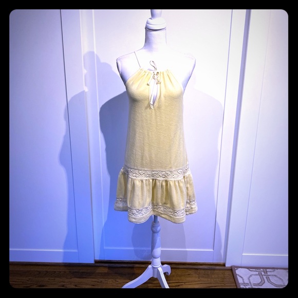 Juicy Couture Dresses & Skirts - Juicy couture yellow terry cloth beach Cover up